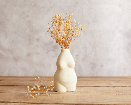 Dua Body Shape Ceramic Vase